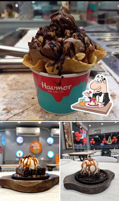 Havmor Havfunn Velachery Ice cream & Cake Parlour serves a number of sweet dishes