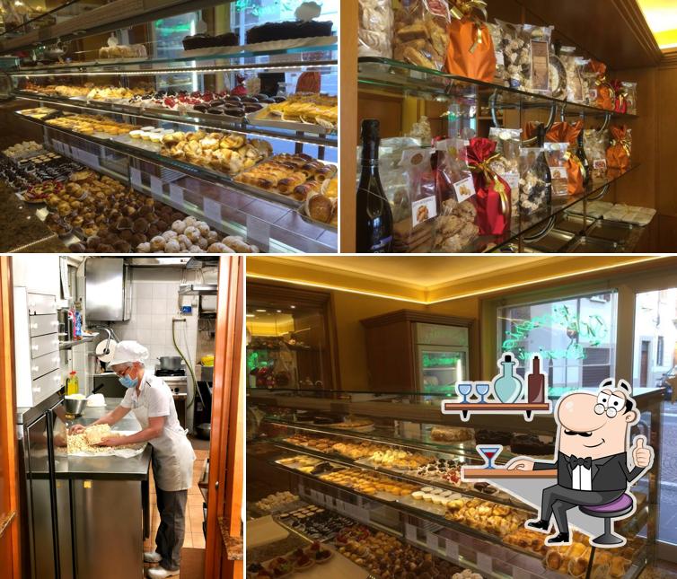 Gli interni di Pasticceria Bresciani