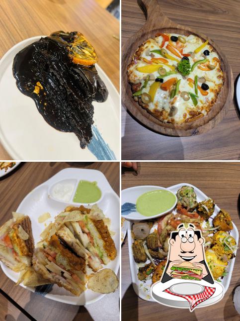 Club sandwich at SENCIA Dine In, Cafe & Bakery