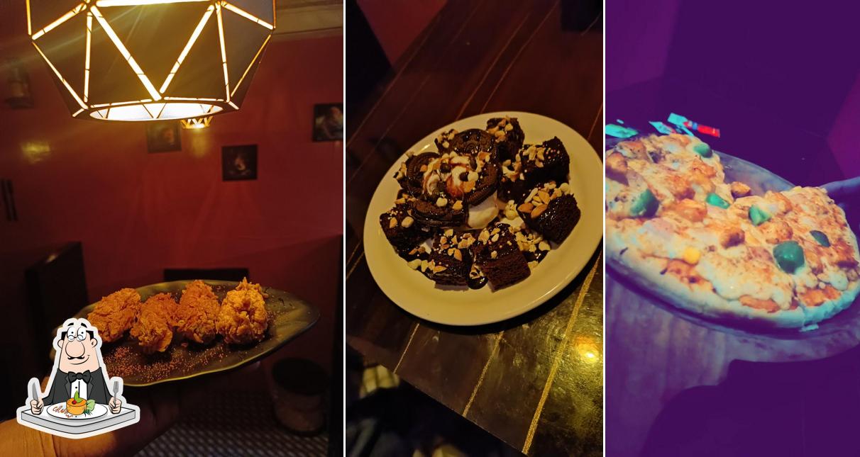Food at The Grind Spot cafe