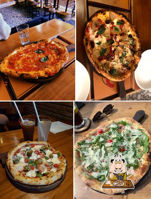 Try out various types of pizza