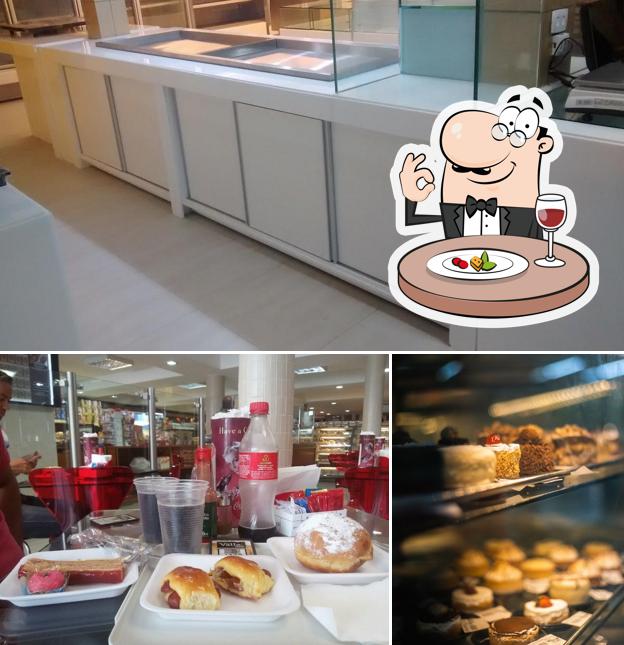 Confira a foto apresentando comida e interior no Carmem Padaria Gourmet - Pães e Buffet