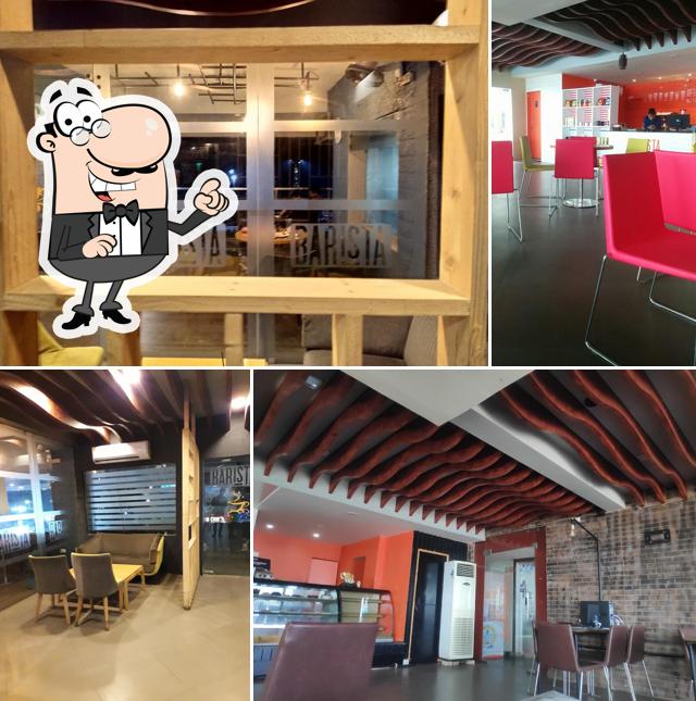 The interior of Barista