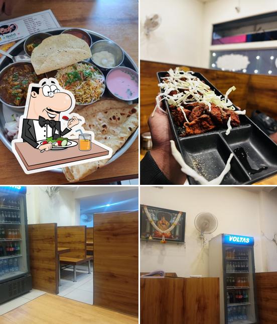 This is the image depicting food and interior at Hotel Standard Biryani