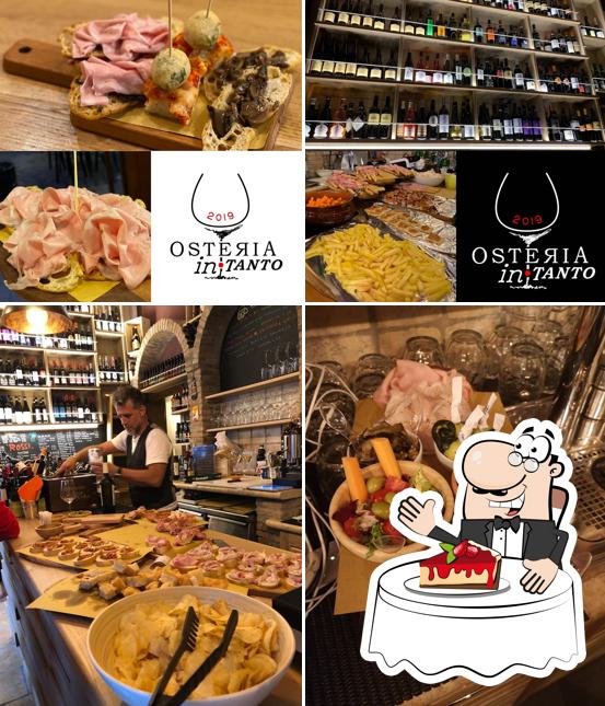 Osteria Intanto serve un'ampia varietà di dolci