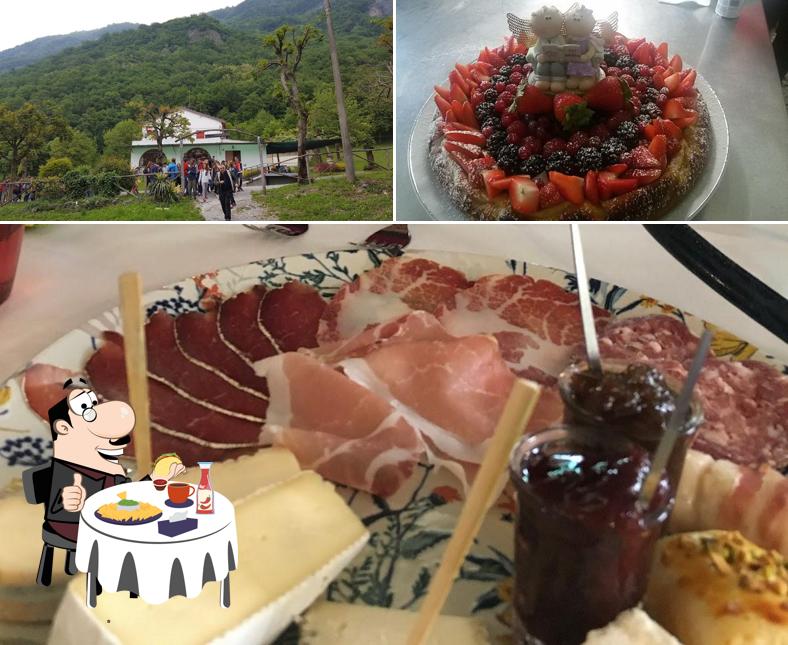 Piatto di formaggi al Bar-Trattoria "La Rocca "
