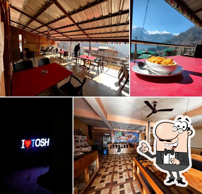 The interior of Hotel Hill Top Tosh