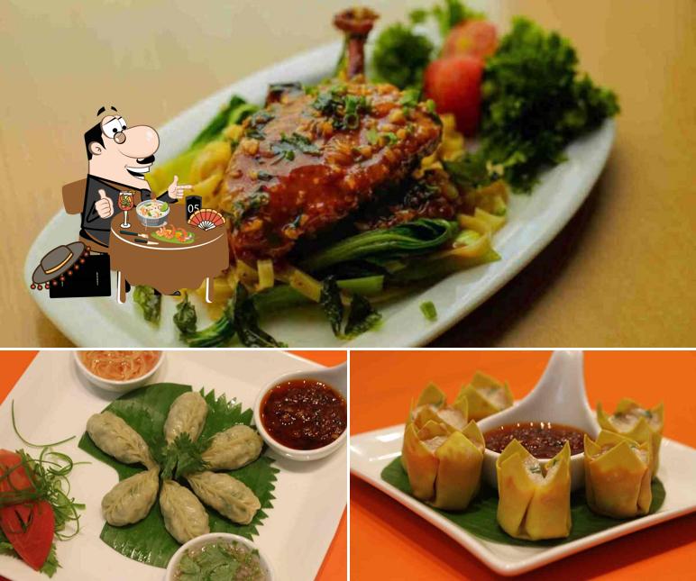 Food at Orange Chopsticks