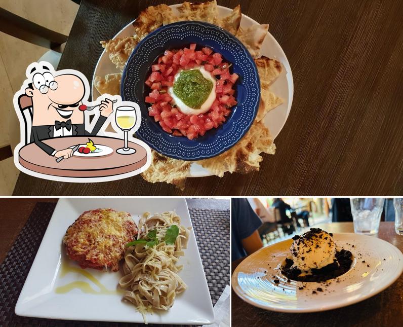 Comida em Osteria Limoncello Vinhedo