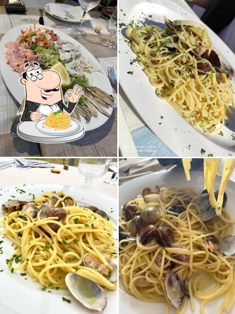 Spaghetti alla carbonara al Pinetina Beach Village