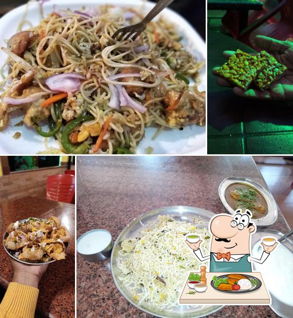 Food at The Hexagon Restaurant