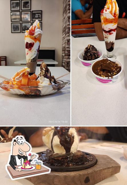 Boomerang Ice Cream serves a selection of desserts