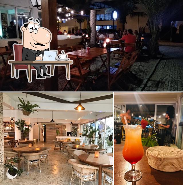 O interior do Czaritza Apart Hotel