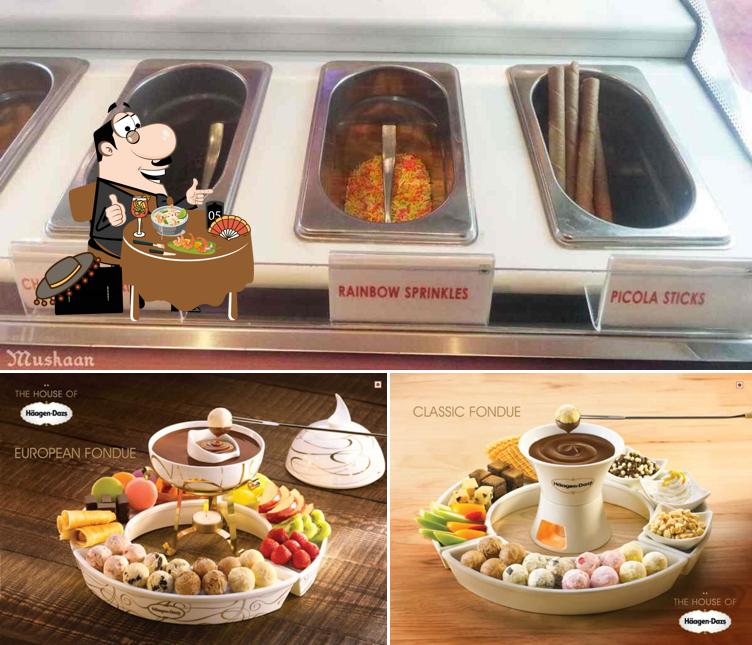 Food at Haagen Dazs