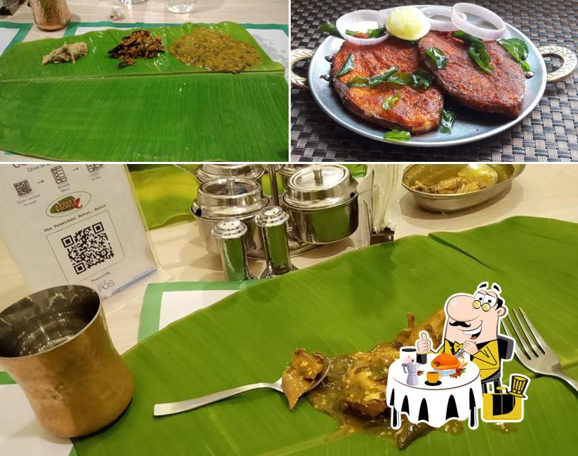 Food at Andhra Ruchulu Hubli
