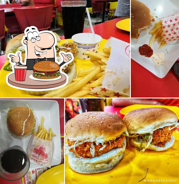 Get a burger at Chick In