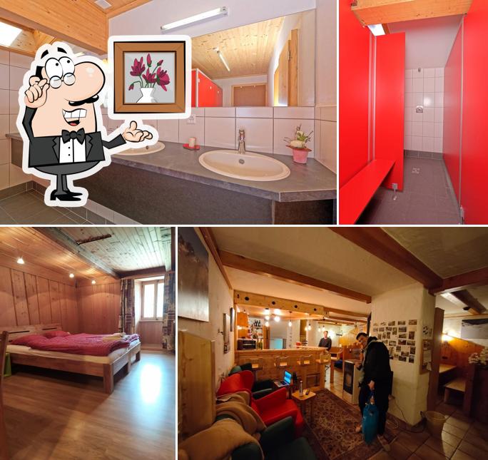 Gli interni di Coliving Hostel Petit Vélan