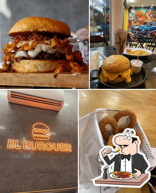Sanduíche de carne de porco desfiada em El Burguer