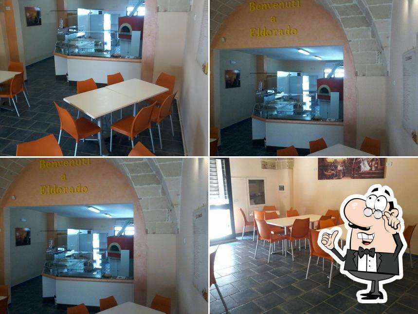 Gli interni di Eldorado Pizzeria con Forno a Legna