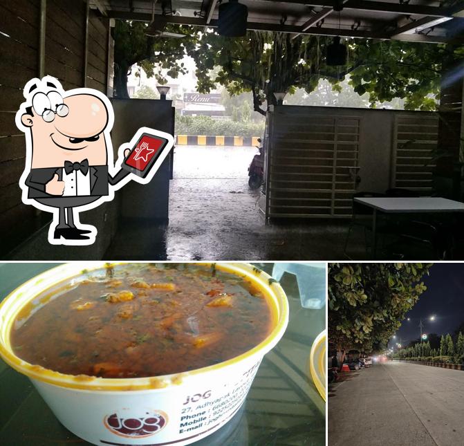 The photo of exterior and food at Jog Hospitality Pvt. Ltd