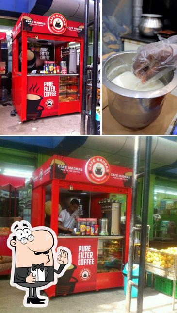 Look at the picture of Madras Coffee House