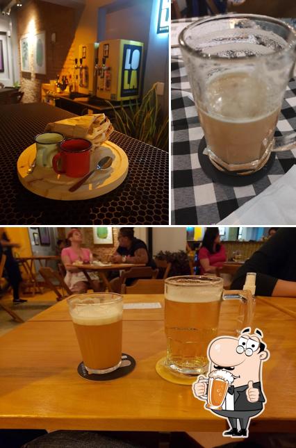 Peça uma tulipa de cerveja leve ou escura