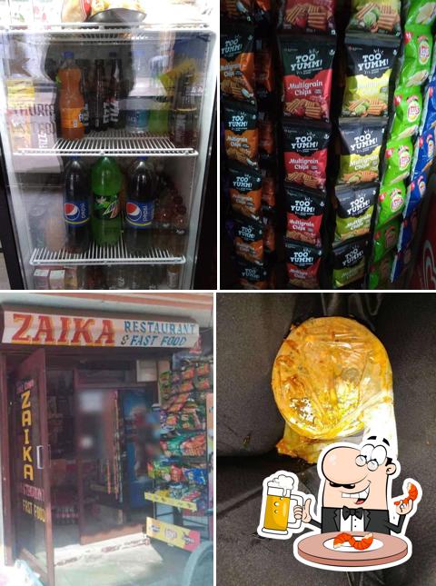 Enjoy a pint of light or dark beer
