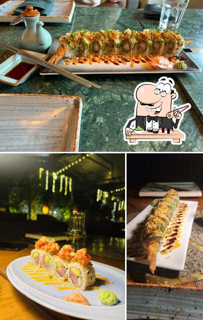 Try out different sushi options