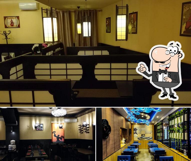 Gli interni di Oishii Ristorante Giapponese