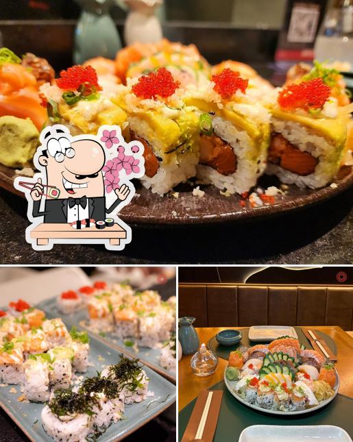 Experimente diversas opções de sushi
