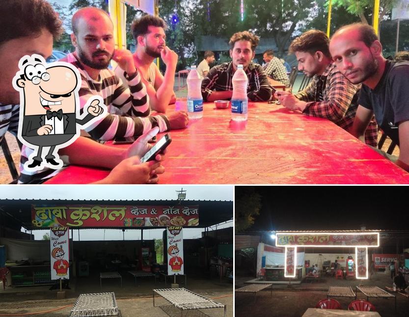 The interior of Kushal Dhaba
