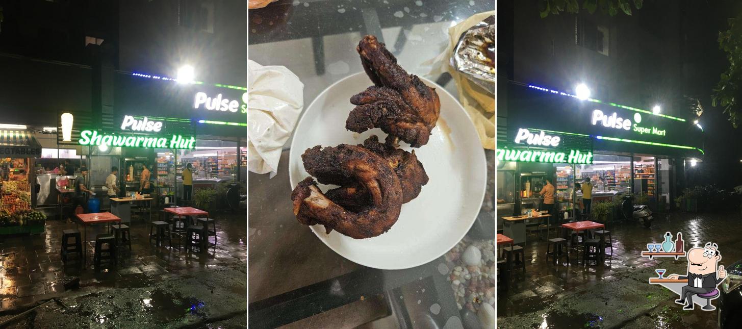 The interior of Pulse Shawarma Hut