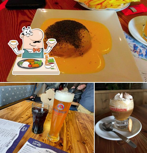 Cibo al Rifugio Sass Bece