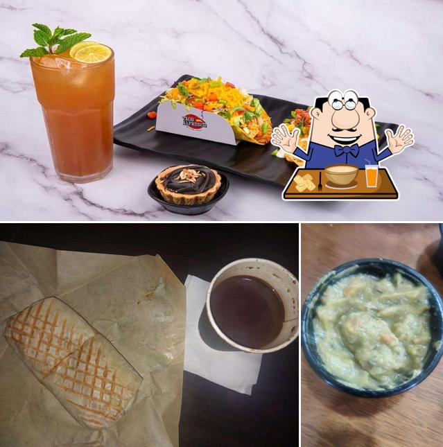 Among different things one can find food and beverage at Taco Alfresco