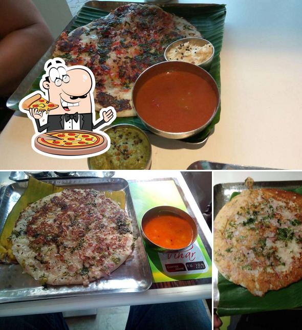 Order different kinds of pizza
