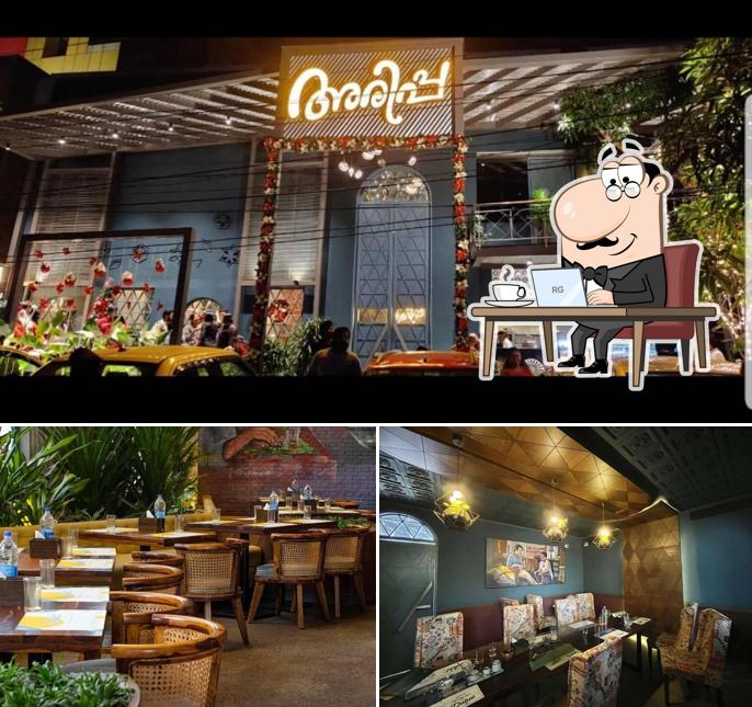 Take a seat at one of the tables at Arippa