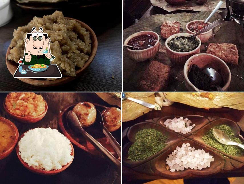Food at Baati Chokha Restaurant ( Taste of Banaras )