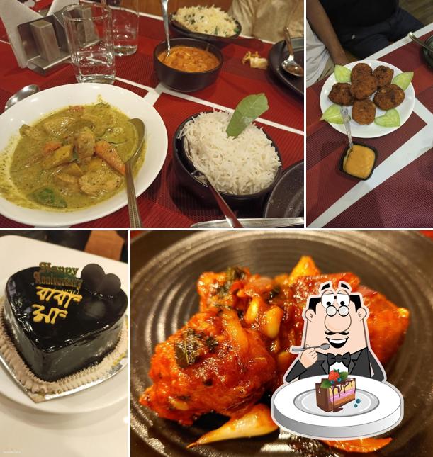 Chocolate cake at Honey Bunny Restaurant