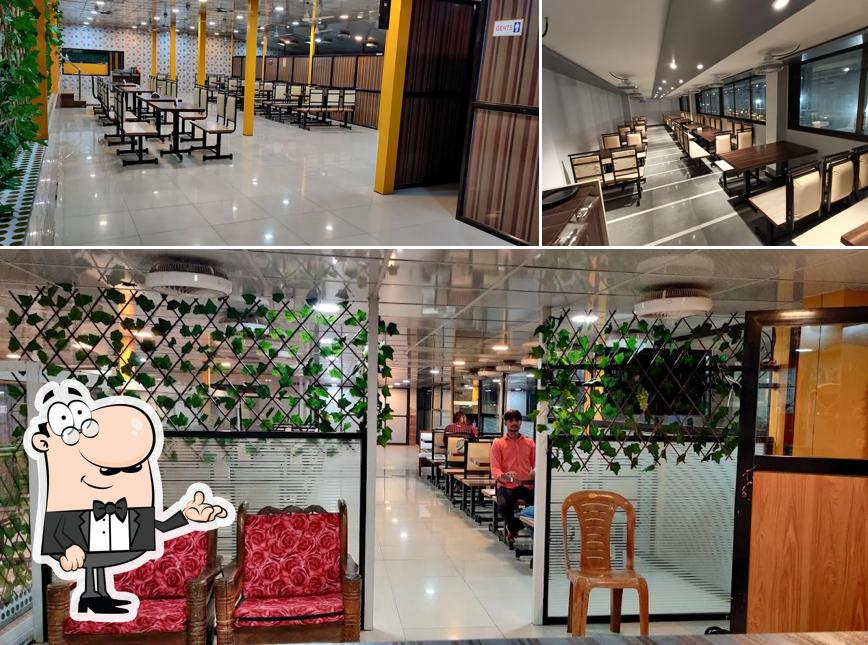 The interior of Hotel Sahyadri family gardan restaurant and bar
