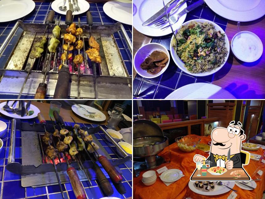 Food at Open Flame Kitchen Restaurant