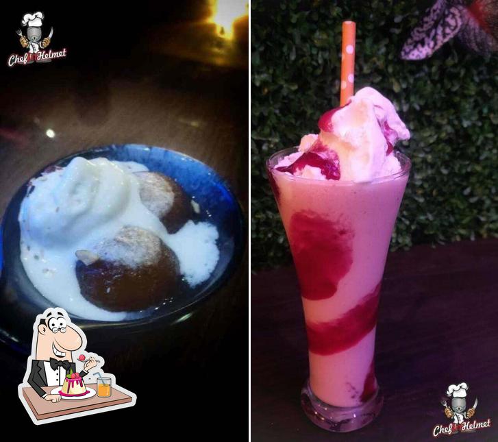 Bluestone Resto Bar serves a variety of desserts