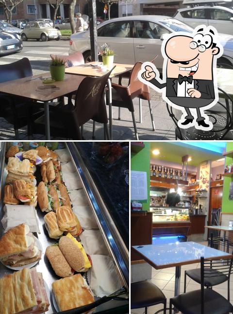 La interni e esterno del ristorante