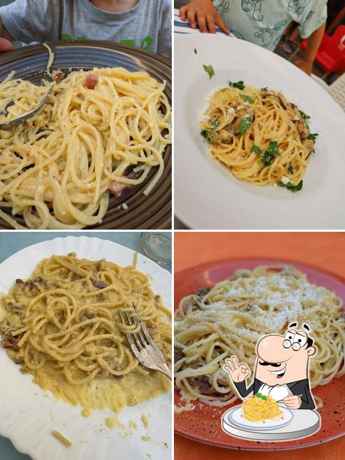 Spaghetti alla carbonara al La bufala