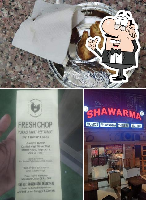 The interior of Shawarma Brothers