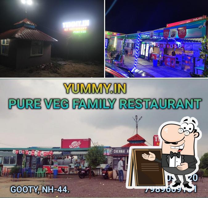 Check out how Yummyin Pure Veg Family Restaurant Coffee Shop looks outside