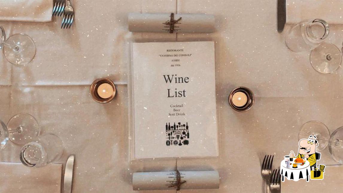 Cibo al Taverna dei Consoli