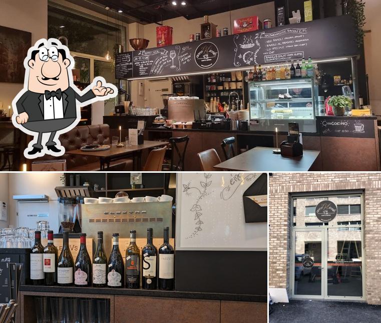 La foto della interni e bancone da bar di Accogliente
