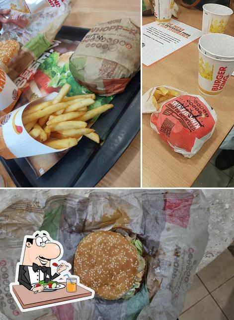 Comida em Burger King