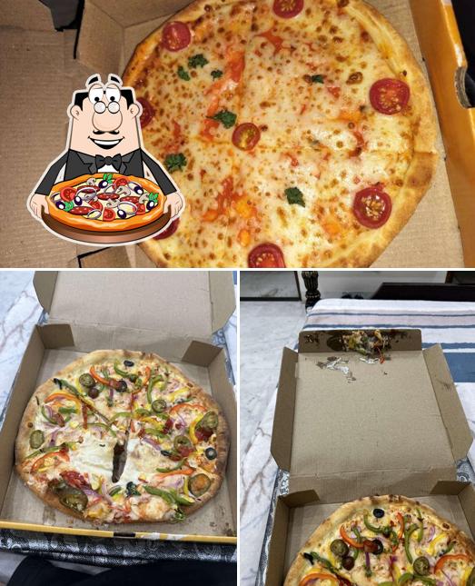 Pick various kinds of pizza