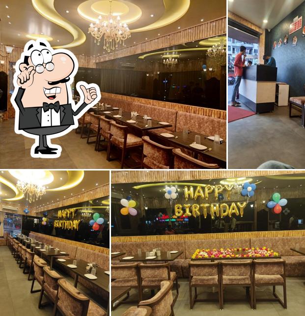 The interior of Darshan Restaurant